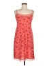 Natori 100% Polyester Paisley Red Cocktail Dress Size M - photo 1