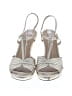 Agnes B. Metallic Silver Tan Heels Size EU 38 - photo 2