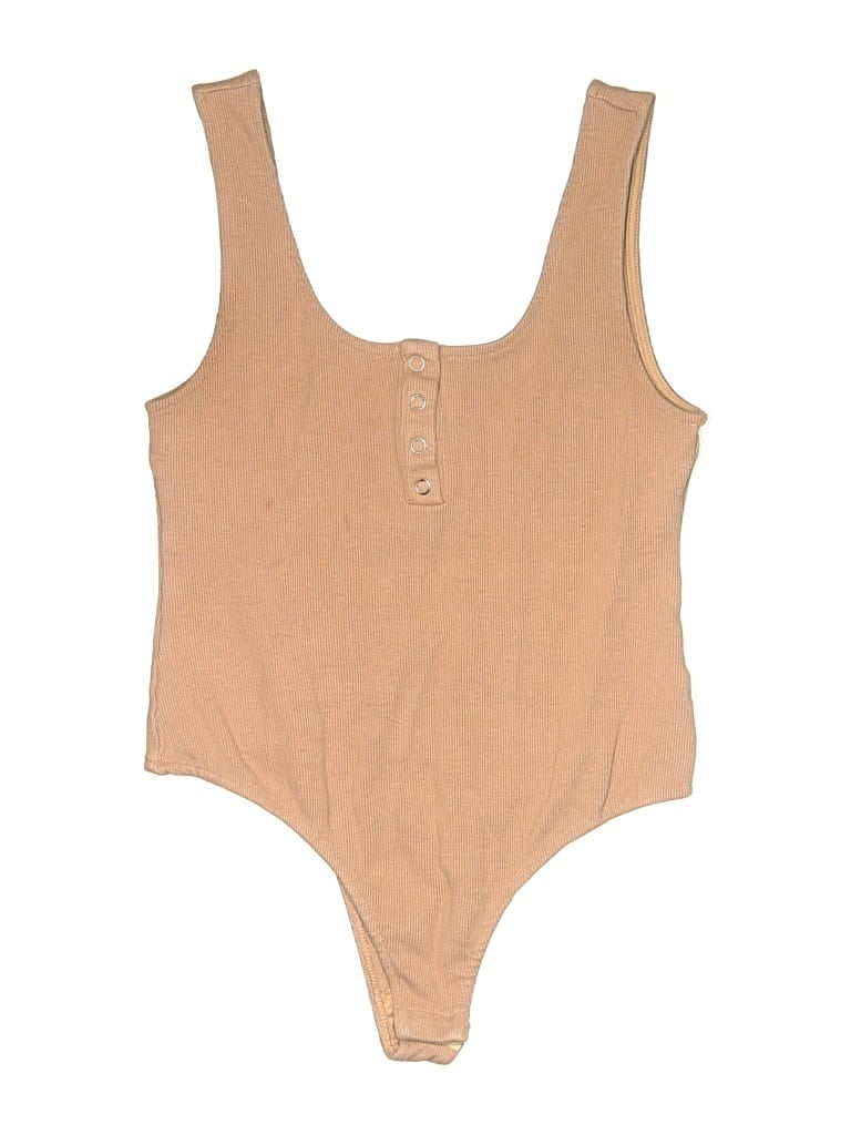 Pre-owned Buddy Love Bodysuit In Tan