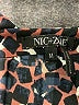 Nic + Zoe 100% Polyester Floral Black 3/4 Sleeve Blouse Size M - photo 7