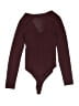 Bar III Burgundy Bodysuit Size S - photo 2