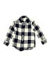 Crewcuts Checkered-gingham Blue Long Sleeve Button-Down Shirt Size 4 - 5 - photo 1