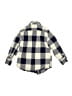 Crewcuts Checkered-gingham Blue Long Sleeve Button-Down Shirt Size 4 - 5 - photo 2