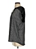 MICHAEL Michael Kors Chevron-herringbone Black Short Sleeve Blouse Size S - photo 5