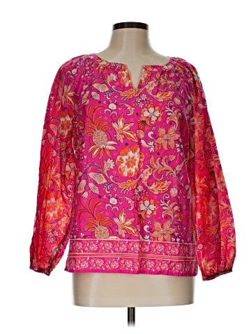 Talbots 3/4 Sleeve Blouse - front