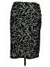 DKNY 100% Polyester Graphic Black Casual Skirt Size L - photo 1