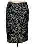 DKNY 100% Polyester Graphic Black Casual Skirt Size L - photo 2