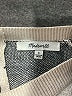 Madewell 100% Cotton Checkered-gingham Gray Pullover Sweater Size S - photo 7