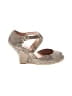 Miss Albright Gray Tan Wedges Size 8 - photo 1