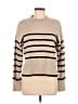 Vigoss Stripes Tan Turtleneck Sweater Size L - photo 1