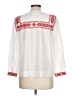J.Crew 100% Cotton White 3/4 Sleeve Blouse Size L (petite) - photo 2