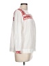 J.Crew 100% Cotton White 3/4 Sleeve Blouse Size L (petite) - photo 4