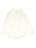 Zara 100% Cotton Solid Ivory White Long Sleeve Button-Down Shirt Size 13 - 14 - photo 1