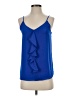 Naked Zebra 100% Polyester Blue Sleeveless Blouse Size S - photo 1