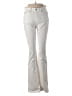 Eileen Fisher Metallic Ivory Jeans Size 2 - photo 1