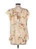 a:glow 100% Polyester Ivory Sleeveless Blouse Size XL Maternity - photo 2