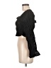 Hey Babe 100% Polyester Black Long Sleeve Blouse Size M - photo 5