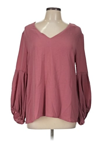 WAYF Long Sleeve Blouse (view 1)
