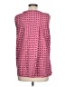 Weekend Max Mara 100% Leather Pink Sleeveless Top Size 10 - photo 2