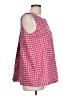 Weekend Max Mara 100% Leather Pink Sleeveless Top Size 10 - photo 4