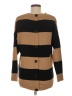 AB Studio 100% Acrylic Stripes Tan Brown Pullover Sweater Size M - photo 2