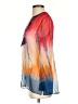 BCBGMAXAZRIA 100% Silk Orange Long Sleeve Silk Top Size XS - photo 5