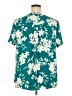 Torrid 100% Polyester Tropical Teal Short Sleeve Blouse Size 2X Plus (2) - photo 2