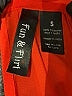 Fun & Flirt 100% Polyester Orange Sleeveless Blouse Size S - photo 7