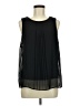 Apt. 9 100% Polyester Black Sleeveless Blouse Size M - photo 1