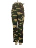 Bershka Camo Green Cargo Pants Size 4 - photo 1
