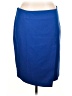 Lord & Taylor Solid Blue Formal Skirt Size 16 - photo 1