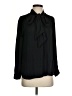 Ann Taylor LOFT 100% Polyester Black Long Sleeve Blouse Size XS - photo 1