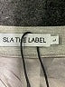 SLA The Label 100% Polyester Chevron-herringbone Gray Track Pants Size L - photo 4
