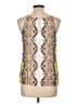 verse 100% Rayon Yellow Sleeveless Blouse Size L - photo 2
