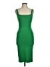 Zara Solid Green Cocktail Dress Size M - photo 1