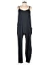 Paper Label Solid Black Jumpsuit Size L - photo 1