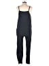 Paper Label Solid Black Jumpsuit Size L - photo 2