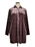 Unbranded Burgundy 3/4 Sleeve Blouse Size XL - photo 1