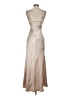 Beginning Boutique Metallic Tan Pink Cocktail Dress Size 6 - photo 2