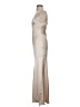 Beginning Boutique Metallic Tan Pink Cocktail Dress Size 6 - photo 5