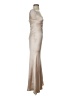 Beginning Boutique Metallic Tan Pink Cocktail Dress Size 6 - photo 4