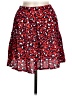 Shein 100% Rayon Hearts Red Casual Skirt One size - photo 1