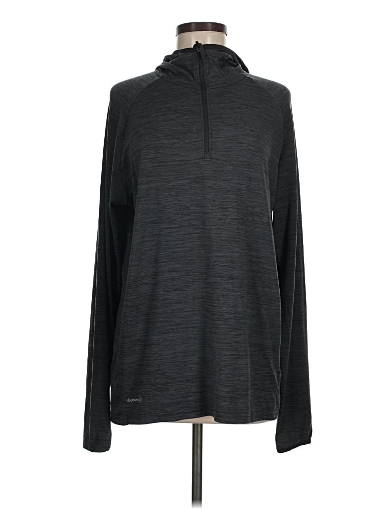 Pre-owned Russell Athletic Pullover Hoodie In Black