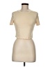 Unbranded Tan Short Sleeve Turtleneck Size M - photo 1