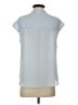 J.Crew 100% Polyester Blue Short Sleeve Blouse Size S - photo 2