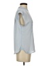 J.Crew 100% Polyester Blue Short Sleeve Blouse Size S - photo 4