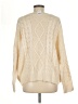Mia + Tess 100% Polyester Solid Ivory Pullover Sweater Size M - photo 2