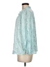 Caslon 100% Rayon Teal 3/4 Sleeve Blouse Size M - photo 5