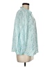 Caslon 100% Rayon Teal 3/4 Sleeve Blouse Size M - photo 4