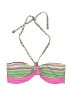 Pez D'Or Stripes Pink Swimsuit Top Size S - photo 1